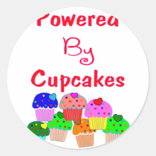 Adesivo Psto por cupcakes--Presentes adoráveis do amante
