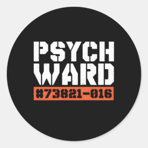 Adesivo Psych Ward Tal Hospital Paciente Asilo