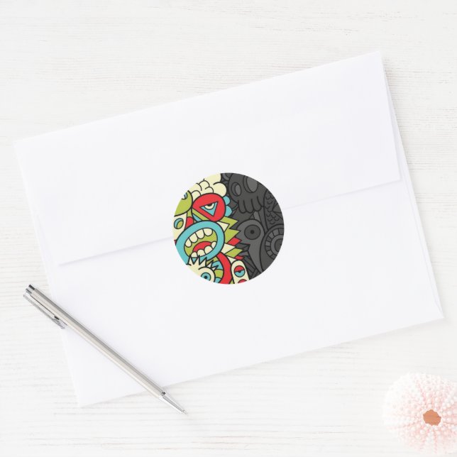 Adesivo Psychedelic Patterns (Envelope)