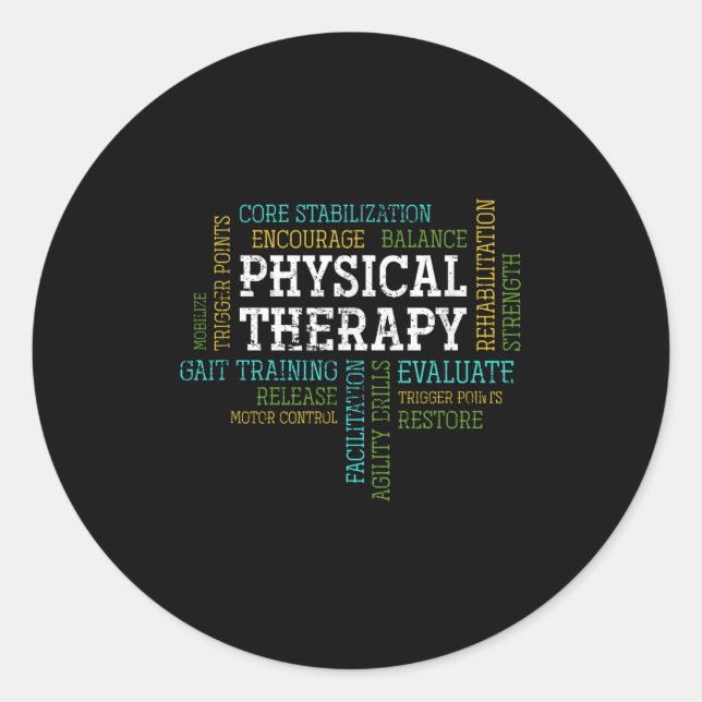 Adesivo Pta Physical Motivational Therapy Gift Physical Th (Frente)