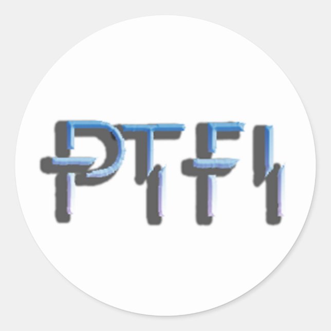 Adesivo PTFI Sticker (Frente)