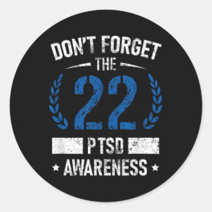 Adesivo Ptsd: Sensibilização Suicida Soldado Americano Vet