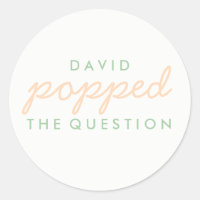 Pu a pergunta Popcorn Welcome Bag Sticker