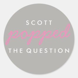 Adesivo Pu a pergunta Popcorn Welcome Bag Sticker