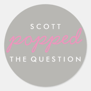 Adesivo Pu a pergunta Popcorn Welcome Bag Sticker