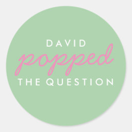 Adesivo Pu a pergunta Popcorn Welcome Bag Sticker