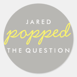 Adesivo Pu a pergunta Popcorn Welcome Bag Sticker