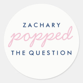 Adesivo Pu a pergunta Popcorn Welcome Bag Sticker