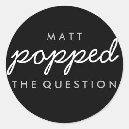 Adesivo Pu a pergunta Popcorn Welcome Bag Sticker