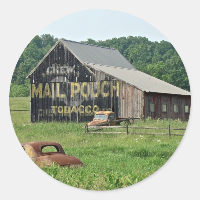 Adesivo Publicidade Antiguamente para Pouch Cigarro (Frente)