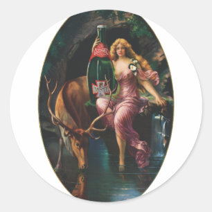 Adesivo Publicidade Vintage - Água de Mesa clísmica