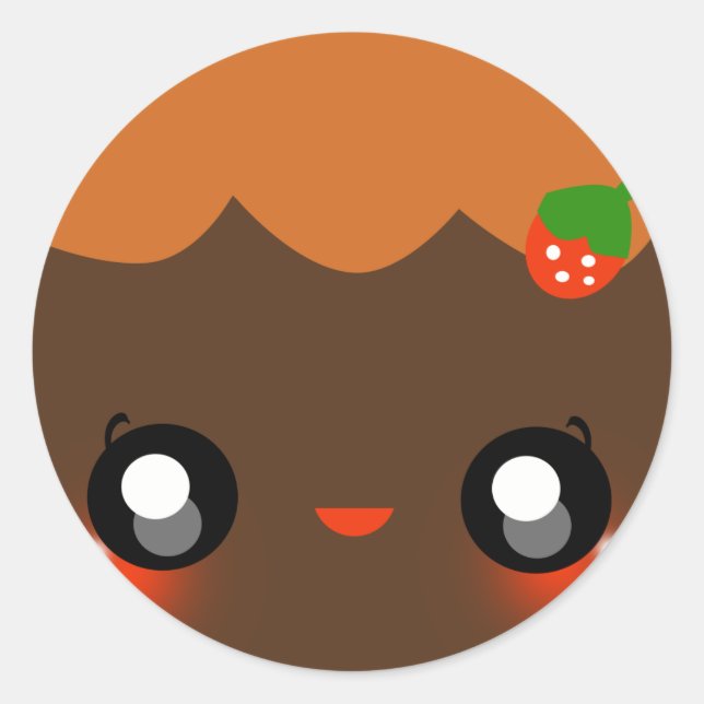 Adesivo Pudim de chocolate (Frente)