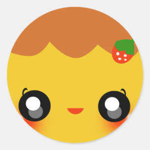 Adesivo Pudim de Kawaii