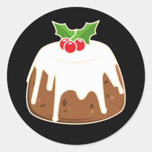 Adesivo Pudim de Natal Bonito
