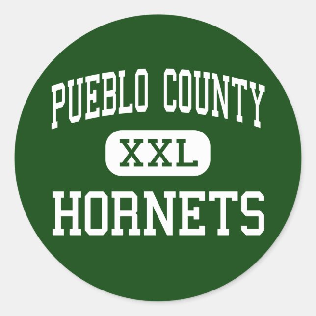 Adesivo Pueblo County - zangões - alto - povoado indígeno (Frente)