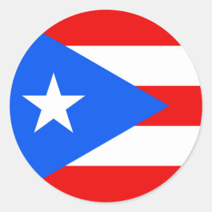 Adesivo Puerto Rico/bandeira de Rican. Os Estados Unidos,