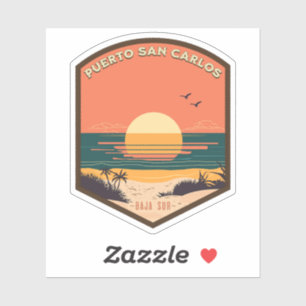 Adesivo Puerto San Carlos Baja California Sur Mexico RV