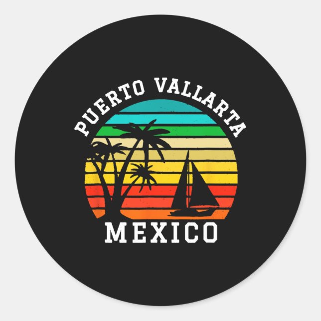 Adesivo Puerto Vallarta México Camisa Que Combina Com Féri (Frente)