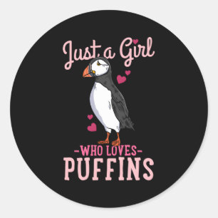 Adesivo Puffin Islândia Apenas Um Que Ama Puffins