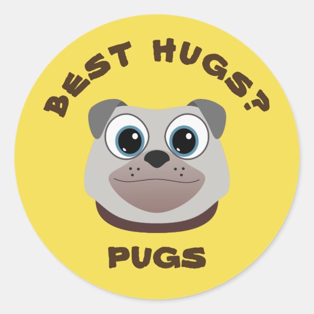 Adesivo Pug (Frente)