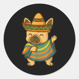 Adesivo Pug fazendo dabbing cinco de maio