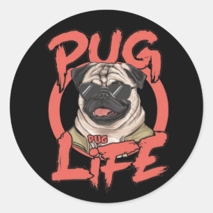 Adesivo Pug Life