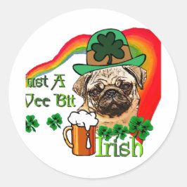 Adesivo Pug St Patricks