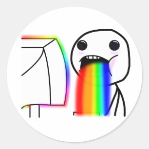 Adesivo Pukes arcos-íris