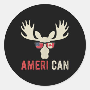 Adesivo Pulmões De Moose Americanos - Tanque De Unidade Do