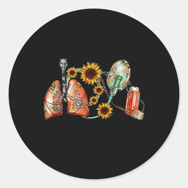 Adesivo Pulmões Respiratórios Enfermeiros (Frente)