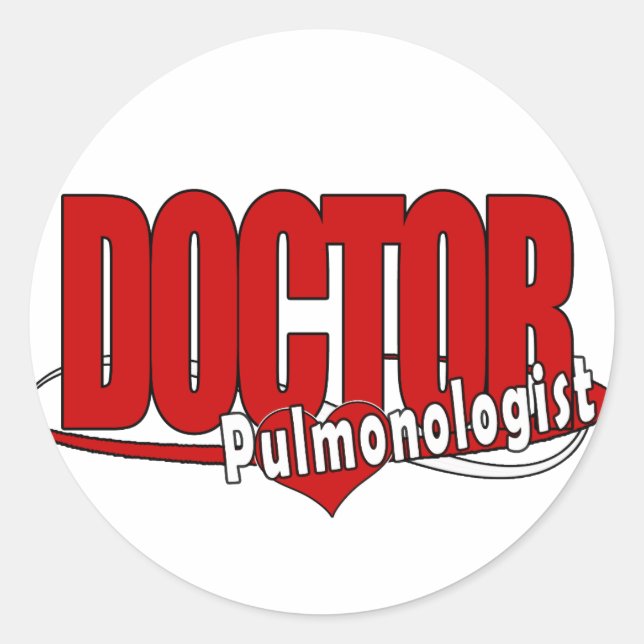 ADESIVO PULMONOLOGISTA DO LOGOTIPO (Frente)