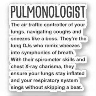 Adesivo Pulmonólogo