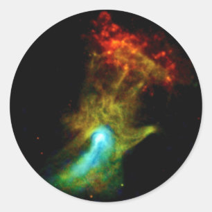 Adesivo Pulsar B1509 - Nebulosa de Raios-X Mão de Deus Fot
