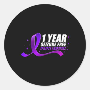 Adesivo Pulseira de 1 Ano Livre de Crise de Conscientizaçã
