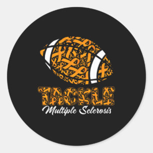 Adesivo Pulseira Laranja de Conscientização da Esclerose M