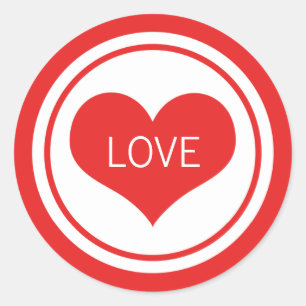 Adesivo Pulseiras de Coração, Vermelho