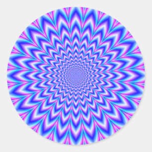 Adesivo Pulso de 24 pontos em rosa azul e violeta