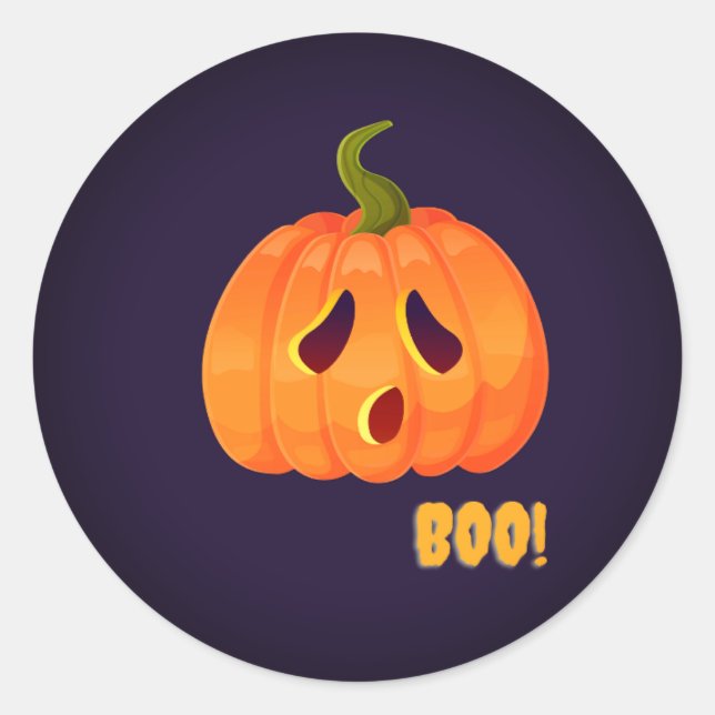 Adesivo Pumpkin Boo! (Frente)