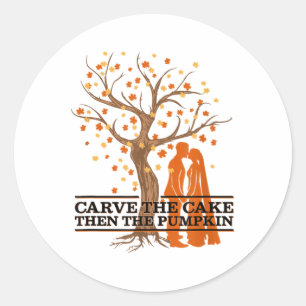 Adesivo Pumpkin Carver & Bolo De Casamento Para Bride