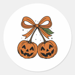 Adesivo Pumpkin Cereries outono Girina outono Queda de Hal