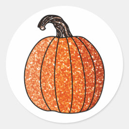 Adesivo Pumpkin com brilho