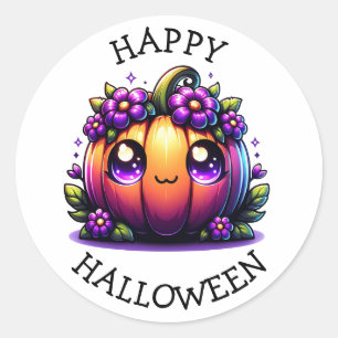 Adesivo Pumpkin Cute Chibi Halloween