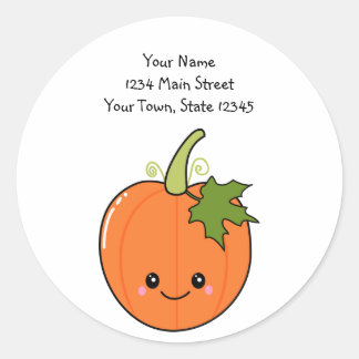 Adesivo Pumpkin Cute Kawaii