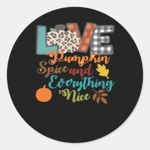 Adesivo Pumpkin De Amor Pela Paz - Especiarias De Amor E T