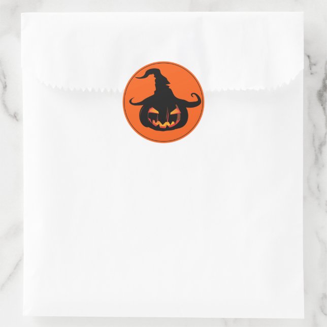 Adesivo Pumpkin de Bruxas-Stickers (Bolsa)