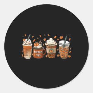 Adesivo Pumpkin De Café Fall Arroz Latino Quente Calmo Aur