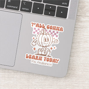 Adesivo Pumpkin e Cotação do Professor Retroativo Personal