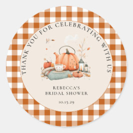 Adesivo Pumpkin e especiarias e tudo o que é bom Chá de fr