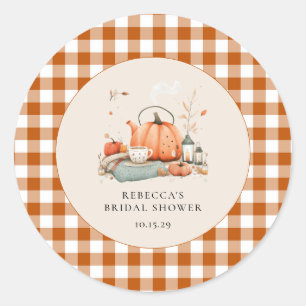 Adesivo Pumpkin e especiarias e tudo o que é bom Chá de fr
