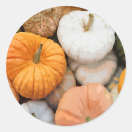 Adesivo Pumpkin e pintura de outono de Heirloom